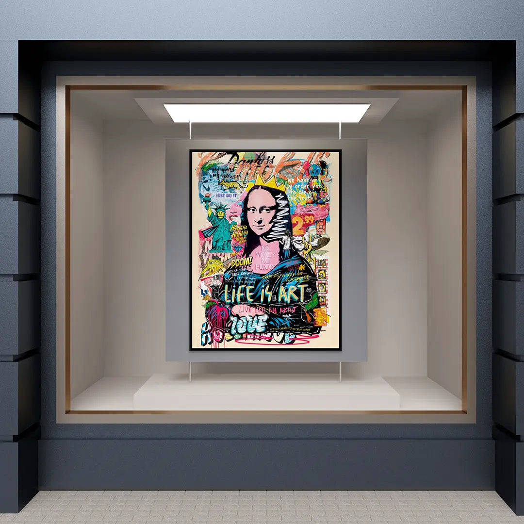 Mona Lisa - Life Is Art | Poster