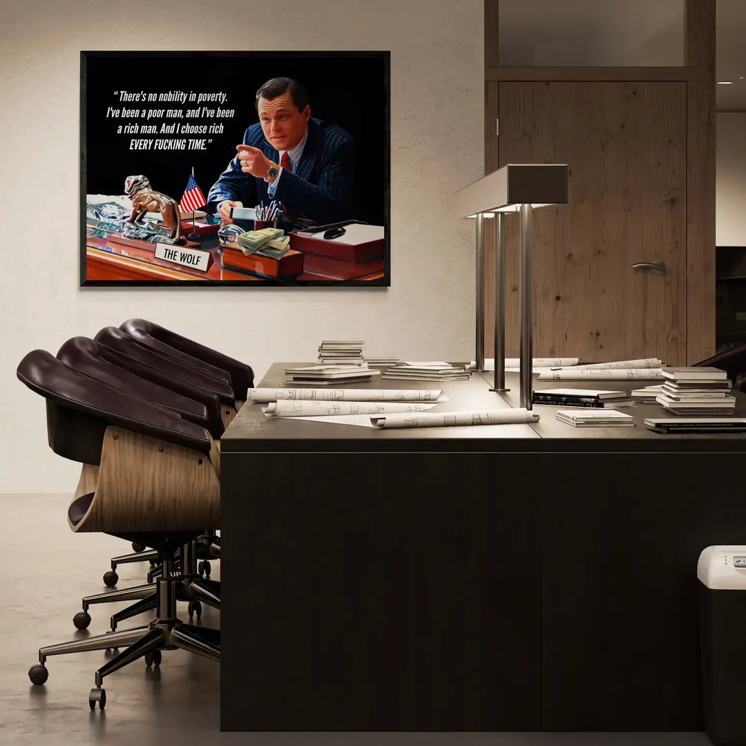 The Wolf - There Is No Nobility In Poverty | Canvas