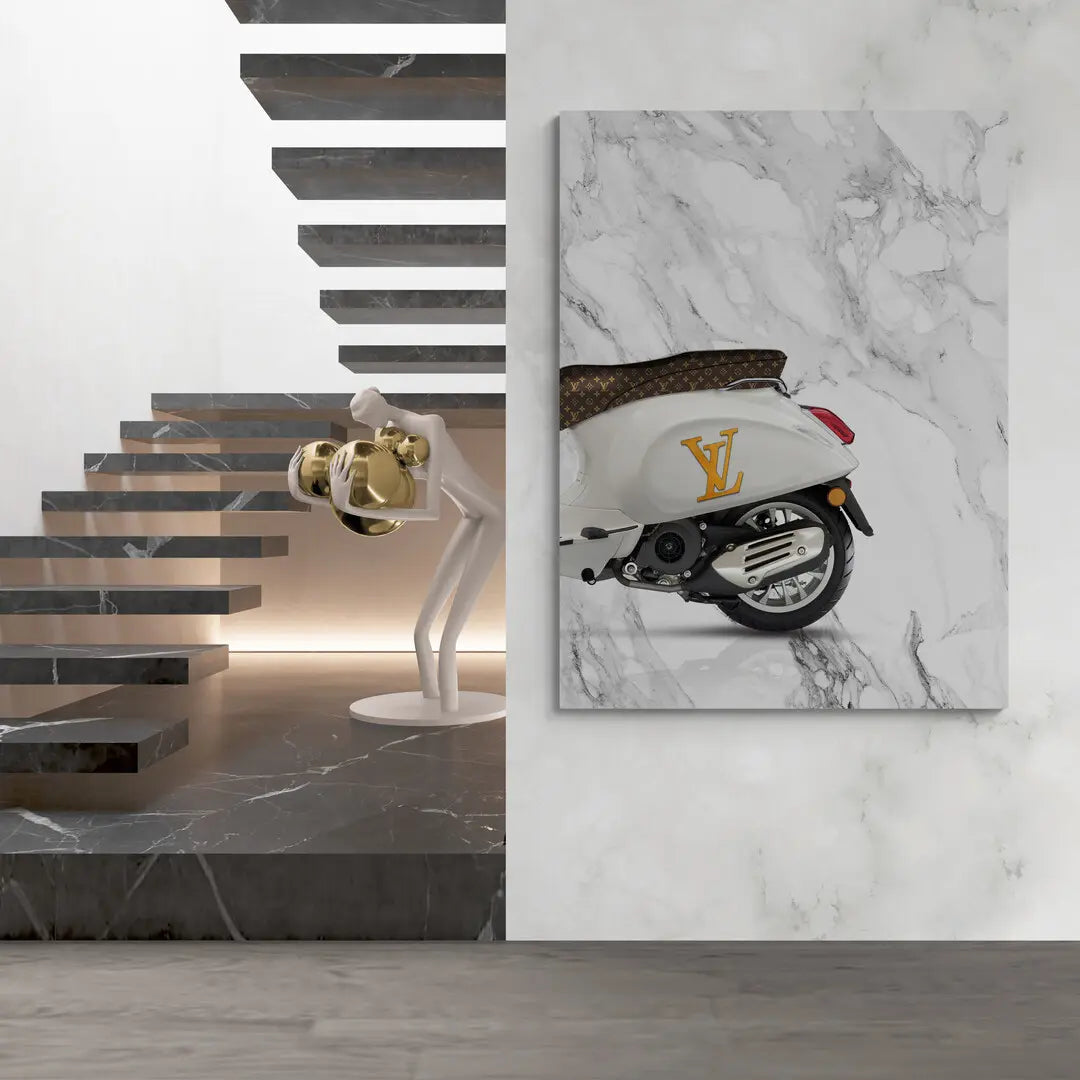 Vespa Louis Vuitton Back | Poster