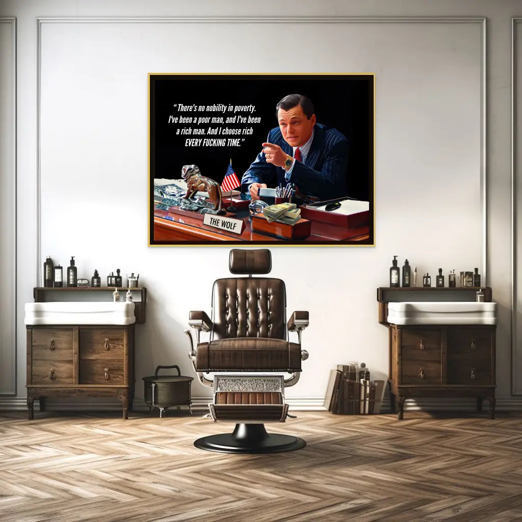 The Wolf - There Is No Nobility In Poverty | Canvas
